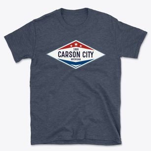 Carson City Michigan Diamond Star Basic T-Shirt