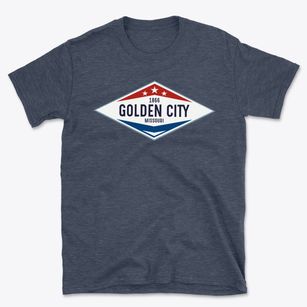 Golden City Missouri Diamond Star Basic T-Shirt