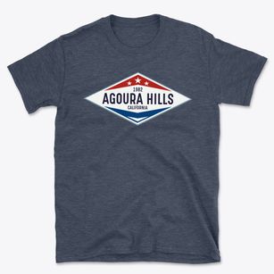 Agoura Hills California Diamond Star Basic T-Shirt