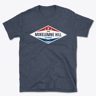 Mokelumne Hill California Diamond Star Basic T-Shirt
