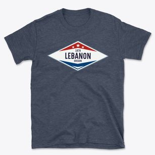 Lebanon Oregon Diamond Star Basic T-Shirt