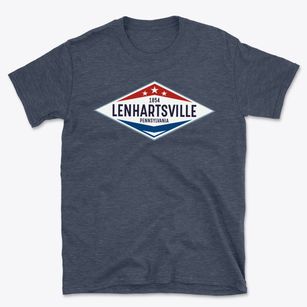 Lenhartsville Pennsylvania Diamond Star Basic T-Shirt