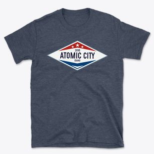 Atomic City Idaho Diamond Star Basic T-Shirt