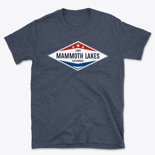 Mammoth Lakes California Diamond Star Basic T-Shirt