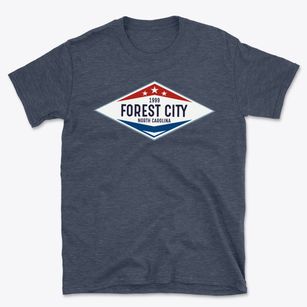 Forest City North Carolina Diamond Star Basic T-Shirt