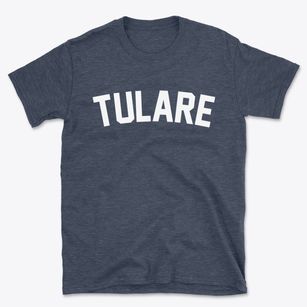 Tulare California Classic Curve Basic T-Shirt