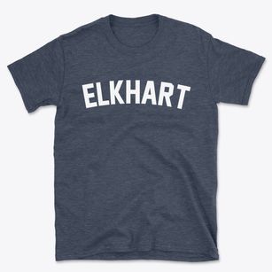 Elkhart Indiana Classic Curve Basic T-Shirt