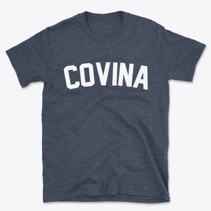 Covina California Classic Curve Basic T-Shirt
