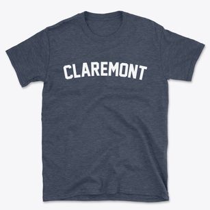 Claremont California Classic Curve Basic T-Shirt