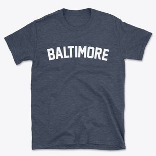 Baltimore Maryland Classic Curve Basic T-Shirt