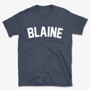 Blaine Maine Classic Curve Basic T-Shirt