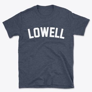 Lowell Massachusetts Classic Curve Basic T-Shirt