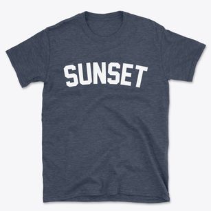 Sunset Arkansas Classic Curve Basic T-Shirt