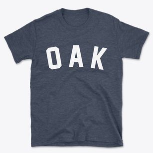 Oak Nebraska Classic Curve Basic T-Shirt