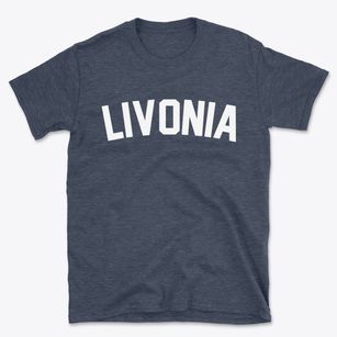 Livonia New York Classic Curve Basic T-Shirt