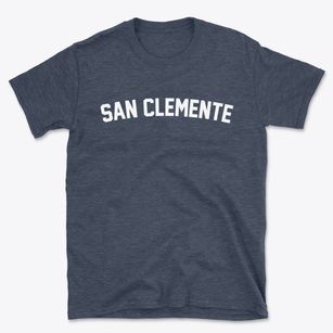 San Clemente California Classic Curve Basic T-Shirt
