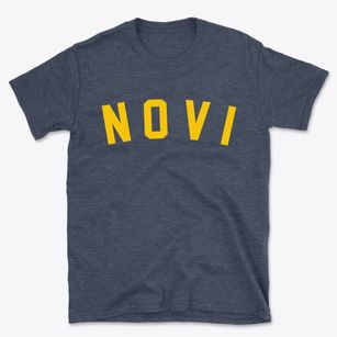 Novi Michigan Classic Curve Basic T-Shirt