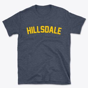 Hillsdale Michigan Classic Curve Basic T-Shirt