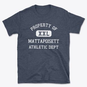 Mattapoisett Massachusetts Athletic Dept Basic T-Shirt