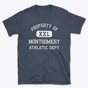 Montgomery Louisiana Athletic Dept Basic T-Shirt