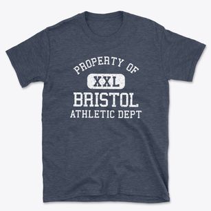 Bristol Rhode Island Athletic Dept Basic T-Shirt