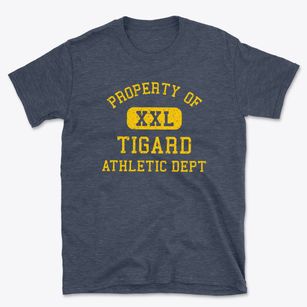 Tigard Oregon Athletic Dept Basic T-Shirt