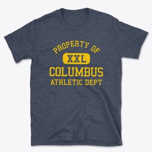 Columbus Texas Athletic Dept Basic T-Shirt