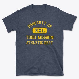 Todd Mission Texas Athletic Dept Basic T-Shirt