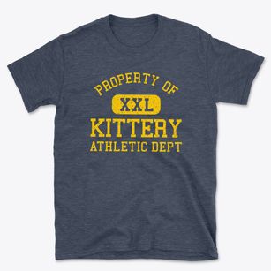 Kittery Maine Athletic Dept Basic T-Shirt