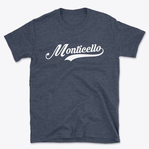 Monticello Indiana Vintage Team Basic T-Shirt