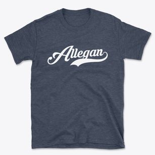 Allegan Michigan Vintage Team Basic T-Shirt