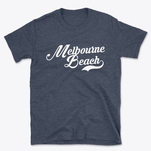 Melbourne Beach Florida Vintage Team Basic T-Shirt