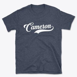 Cameron Louisiana Vintage Team Basic T-Shirt