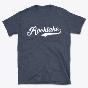 Rocklake North Dakota Vintage Team Basic T-Shirt