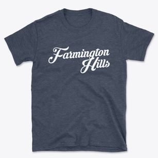 Farmington Hills Michigan Vintage Team Basic T-Shirt