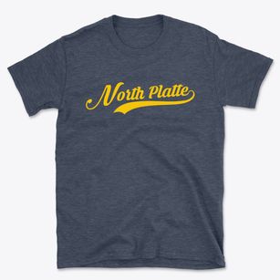 North Platte Nebraska Vintage Team Basic T-Shirt