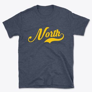 North South Carolina Vintage Team Basic T-Shirt