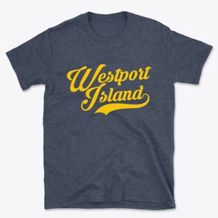 Westport Island Maine Vintage Team Basic T-Shirt