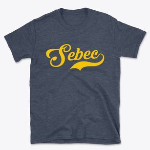 Sebec Maine Vintage Team Basic T-Shirt