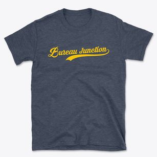 Bureau Junction Illinois Vintage Team Basic T-Shirt