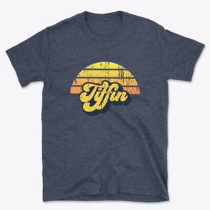 Tiffin Iowa Sublime Sunset Basic T-Shirt
