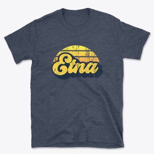 Etna California Sublime Sunset Basic T-Shirt