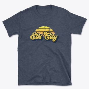 Elk City Kansas Sublime Sunset Basic T-Shirt