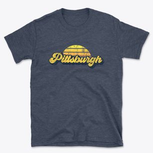 Pittsburgh Pennsylvania Sublime Sunset Basic T-Shirt