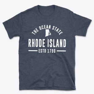  Rhode Island Motto Basic T-Shirt