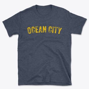 Ocean City Maryland Timeless Retro Basic T-Shirt