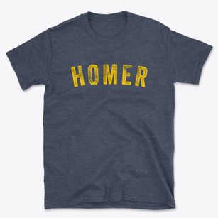 Homer Georgia Timeless Retro Basic T-Shirt