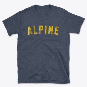 Alpine Wyoming Timeless Retro Basic T-Shirt