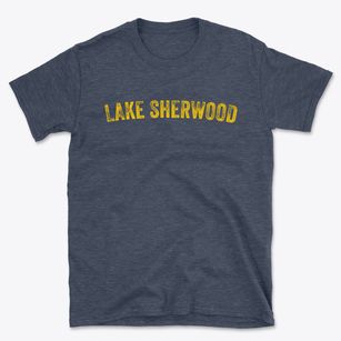 Lake Sherwood Wisconsin Timeless Retro Basic T-Shirt
