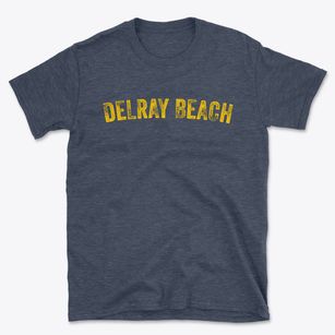 Delray Beach Florida Timeless Retro Basic T-Shirt